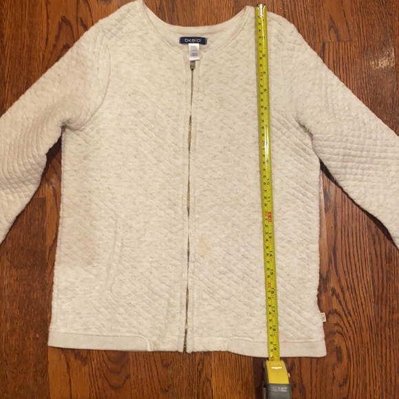 French Designer Okaidi Girls Shimmer Cardigan - Picture 9 of 12